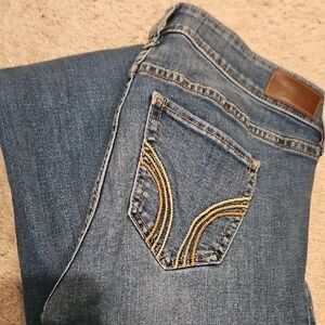 Womens Hollister Low Rise Boot Jeans